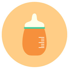Bottle baby icon in trendy flat style isolated on grey background. Baby symbol for your design, logo, UI. Vector illustration, EPS10.