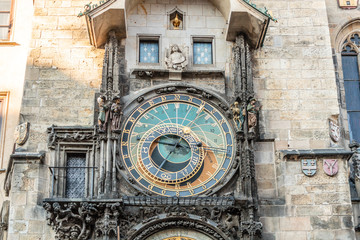 Prague Astronomical Clock at Prague, Czech Republic