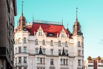 Buildings and Streets of Prague, Czech Republic