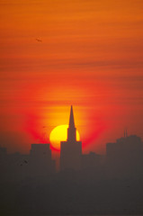 Naklejka premium sunset