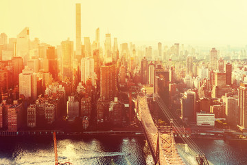 Fototapety  Aerial view of the New York City skyline