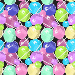 lollipops pattern color big
