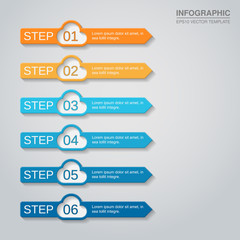 Vector infographic template