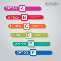 Vector infographic template