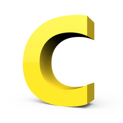 Matte light yellow font C