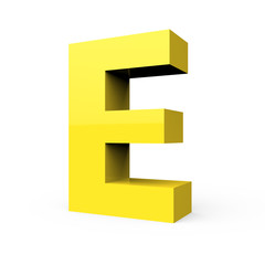 Matte light yellow font E