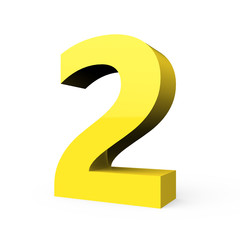 right light yellow number 2