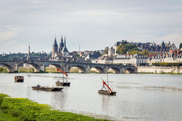 Chateau of the Loire Valley. France.