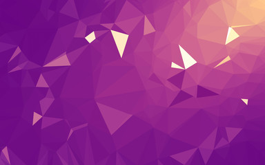 Obraz premium Abstract low poly background, geometry triangle