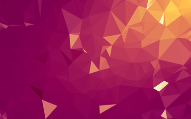 Fototapeta premium Abstract low poly background, geometry triangle