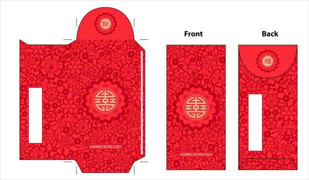 chinese new year red envelope design
