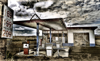 abandoned gas station deserted utah gas station gas prices