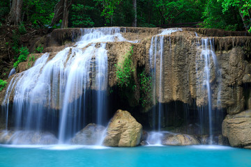 Erawan waterfall National Park Kanjanaburi Thailand