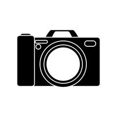 Camera icon. device gadget technology theme. Isolated design. Vector illustration