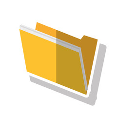 File icon. Folder document data and archive theme. Isolated design. Vector illustration