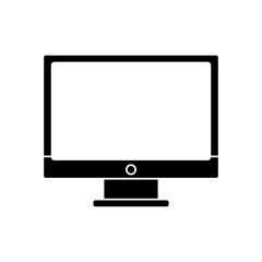 Computer icon. device gadget technology theme. Isolated design. Vector illustration