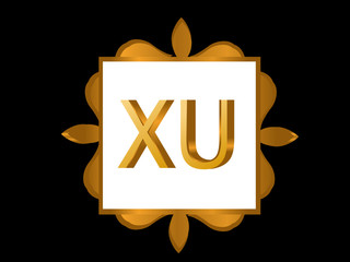 XU Initial Logo for your startup venture