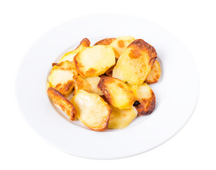 Traditional roast potatoes.