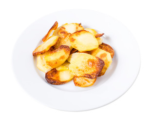 Traditional roast potatoes.