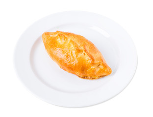 Delicious pie with cottage cheese.
