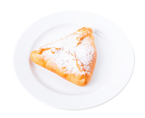 Delicious pie with grated apples.