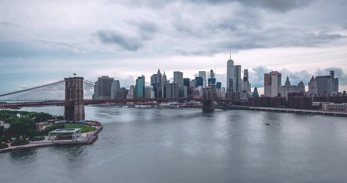 Daytime in New York City
4K timelapse clip show in New York City during the day from Manhattan Bridge.
