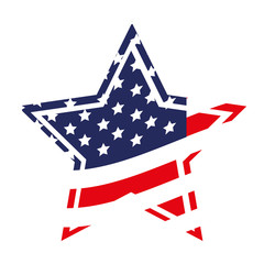 patriotic usa related emblem image vector illustration design 