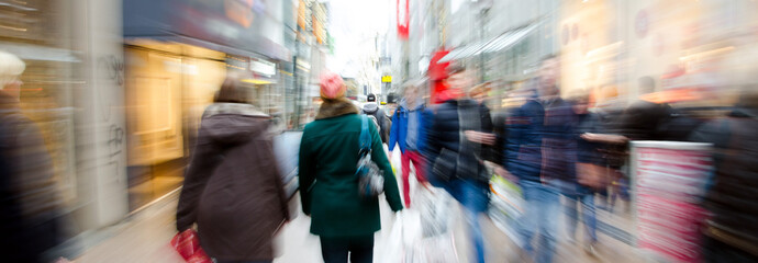 Header Shoppen in der Stadt mit Zoom