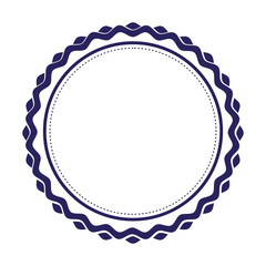 blue emblem or crest icon image vector illustration design 