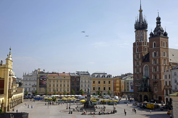 Obraz premium basilica of the virgin mary n square