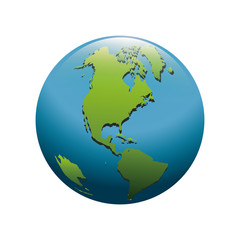 planet earth icon image vector illustration design 