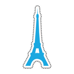 eiffel tower icon image vector illustration design 