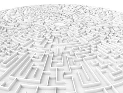 3d rendering maze