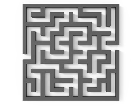 3d rendering maze