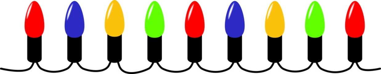 String of Christmas lights