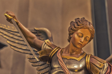 Obraz premium Statue of the Archangel Michael