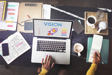 Vision Browsing Online Digital Concept