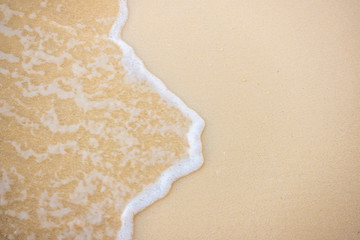 Beautiful tropical Maldives island with white sandy beach and se