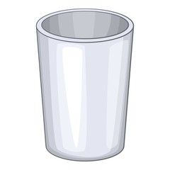 Glass icon. Cartoon illustration of glass vector icon for web