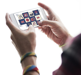 Multimedia Application Gadget Entertainment Concept