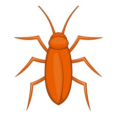 Cockroach icon. Cartoon illustration of cockroach vector icon for web