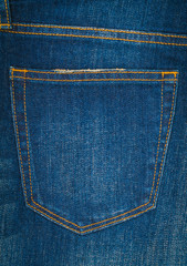 Blue jeans texture background .