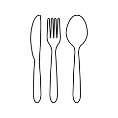 cutlery related icons image vector illustration design 