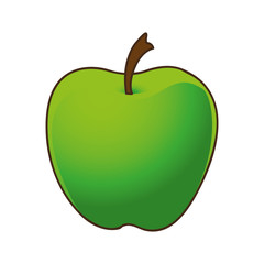 apple fruit icon image vector illustration design 