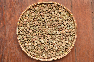 Close up of coffee beans for background