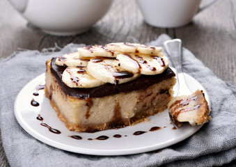 Banana cheese cake