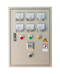 Electric control panel of industrial factory