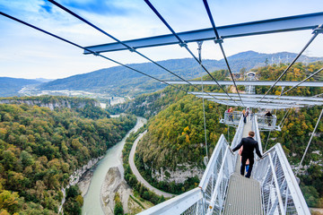 Sochi, Russia - OKTOBER 23, 2016: SKYPARK AJ Hackett Sochi is lo