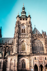 Naklejka premium St. Vitus Cathedral at Prague, Czech Republic