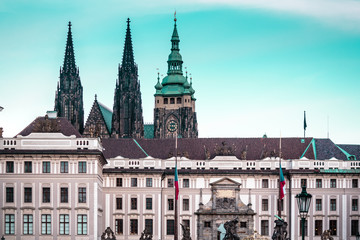Buildings and Streets of Prague, Czech Republic